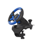 GENESIS SEABORG 350 Sterzo + Pedali Nintendo Switch,PC,PlayStation 4,Playstation 3,Xbox 360,Xbox One USB Nero, Blu