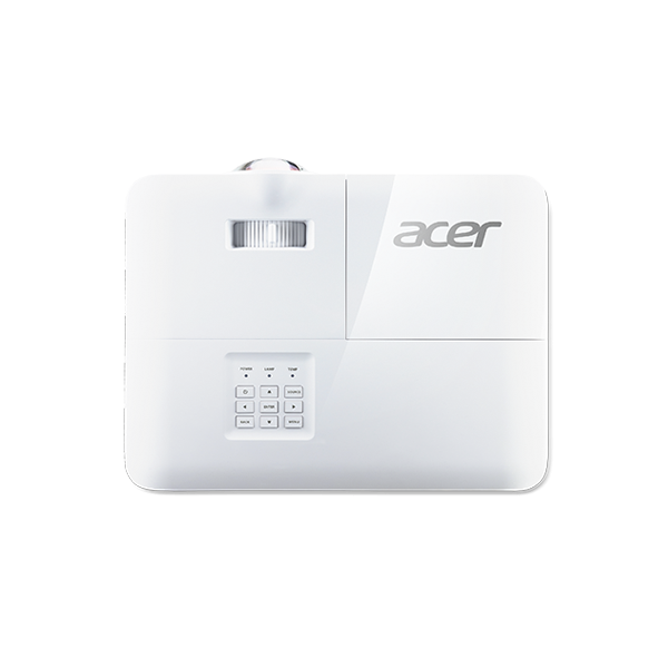 Acer Education S1286HN Proiettore da soffitto 3500 ANSI lumen DLP XGA [1024x768] Bianco (S1286Hn DLP 3D XGA 3500lm 20000/1 HDMI RJ45 short throw 0.6 2.7kg EURO/UK Power EMEA)