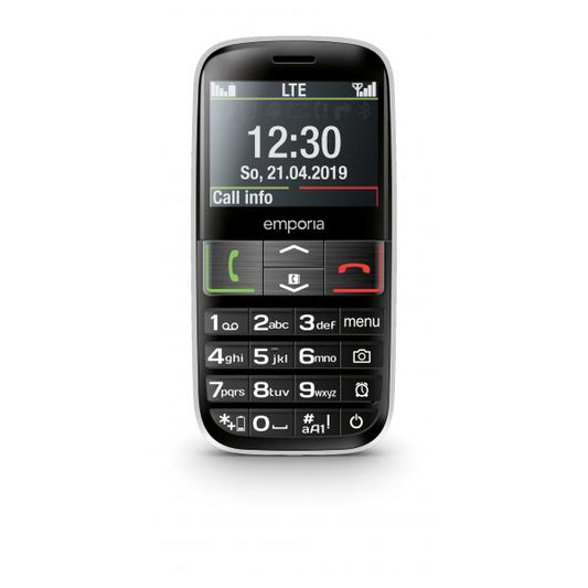 EMPORIA ACTIVE SENIOR PHONE 4G 2.31" TASTI GRANDI ANDROID 8.1 FOTOCAMERA BLACK