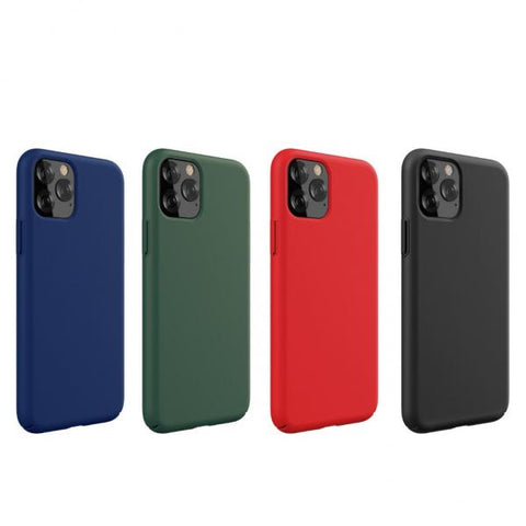 Devia Cover in Silicone e protezione camera per iPhone 11 Pro Nera