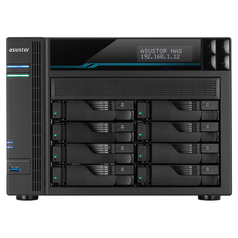 Asustor AS6508T server NAS e di archiviazione C3538 Collegamento ethernet LAN Tower Nero