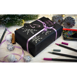 STABILO PEN 68 METALICO PENNARELLO PUNTA A PENNELLO ORO CONF 10 Pz. 