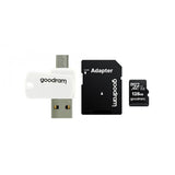 Goodram microSD 128GB CARD class 10 + adpter + card reader - blister