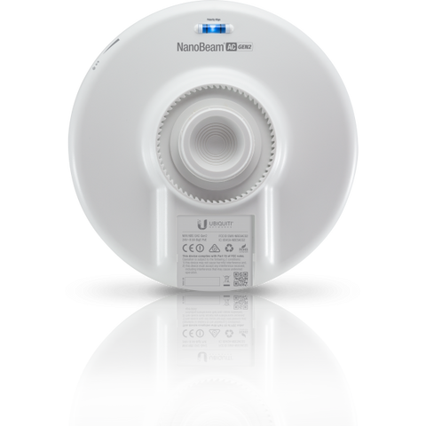 UBIQUITI NBE-5AC-GEN2-EU ACCESS POINT 5GHz NANOBEAM - AIRMAX - 450M - 15+KM -19DBI - 450 Mbit/s Bianco