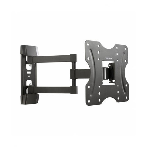 VULTECH BTV-D2342LITE SUPPORTO STAFFA A MURO INCLINABILE A 3 SNODI +3 -10 PER TV A SCHERMO PIATTO LED LCD PLASMA DA 23'' A 42'' VESA 200x200 200X100 100x100 NERO