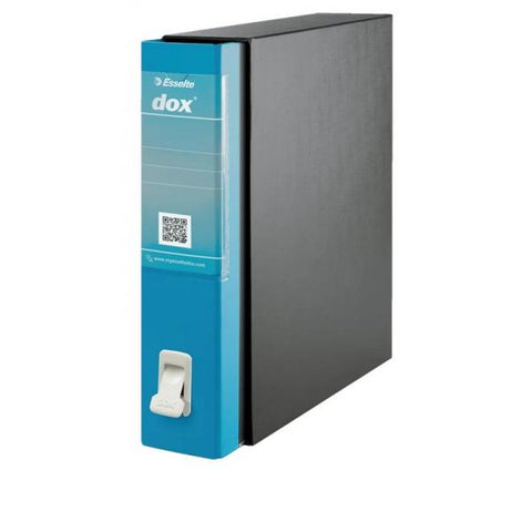 REXEL DOX 2 REGISTRATORE FORMATO PROTOCOLLO 285X350X80 mm COL. AZZURRO CONF 6 Pz.