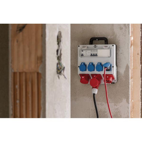 Brennenstuhl 1154890020 unità di distribuzione dell'energia (PDU) Nero, Blu, Grigio, Rosso 7 presa(e) AC