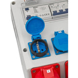 Brennenstuhl 1154890020 unità di distribuzione dell'energia (PDU) Nero, Blu, Grigio, Rosso 7 presa(e) AC