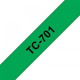 BROTHER TC701 NASTRO TC NERO / VERDE #