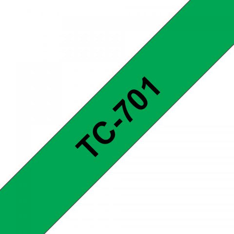 BROTHER TC701 NASTRO TC NERO / VERDE #