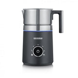 Severin SM 3586 montalatte Schiumatore per latte automatico Nero, Acciaio inossidabile