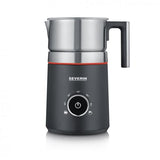 Severin SM 3586 montalatte Schiumatore per latte automatico Nero, Acciaio inossidabile