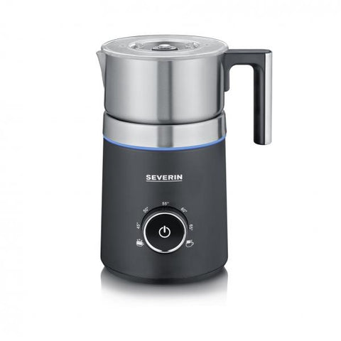 Severin SM 3586 montalatte Schiumatore per latte automatico Nero, Acciaio inossidabile