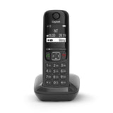 Gigaset AS690 Telefono analogico/DECT Identificatore di chiamata Nero (As690 Analog/Dect Telephone - Caller Id Black - Warranty: 12M)