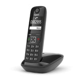 Gigaset AS690 Telefono analogico/DECT Identificatore di chiamata Nero (As690 Analog/Dect Telephone - Caller Id Black - Warranty: 12M)