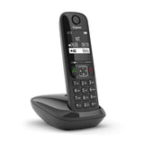 Gigaset AS690 Telefono analogico/DECT Identificatore di chiamata Nero (As690 Analog/Dect Telephone - Caller Id Black - Warranty: 12M)