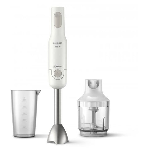 PHILIPS HR2535/00 PROMIX MINIPIMER FRULLATORE AD IMMERSIONE LAME S-BLADE CON ACCESSORIO TRITATUTTO 650 W