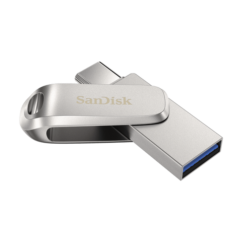 SANDISK ULTRA DUAL LUXE CHIAVETTA USB 256GB 2 IN 1 TIPO C/TIPO A 3.1 150MB/S SILVER