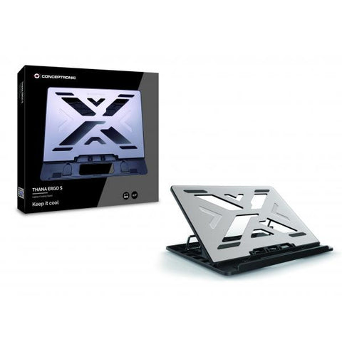 CONCEPTRONIC LAPTOP COOLING STAND DI RAFFREDDAMENTO PER NOTEBOOK 15.6" IN ALLUMINIO
