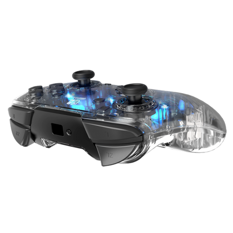 Mando PDP Afterglow para Nintendo Switch Negro, Transparente 