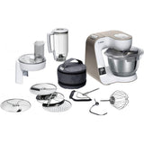BOSCH MUM5XW20 ROBOT DA CUCINA 1000W CAPACITA' 3.9 LT CON ACCESSORI BIANCO CHAMPAGNE