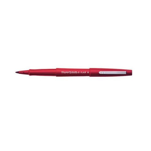 PAPERMATE FLAIR PENNA PUNTA IN FIBRA 0.7 mm COLORE ROSSO CONF. 12 Pz.