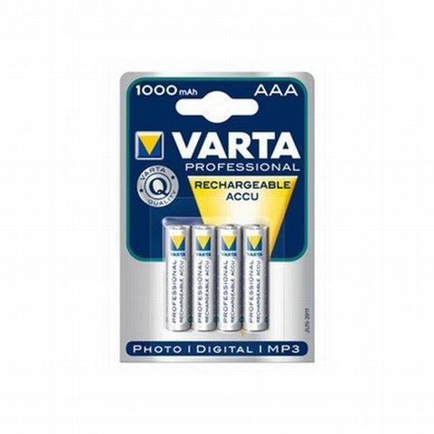 BATTERIA MINISTILO AAA RICARICABILE 1000MAH CONF.BLISTER 4PZ VART