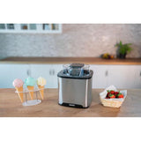 Unold Gelato Gelatiera tradizionale 1,5 L 12 W Nero, Acciaio inossidabile