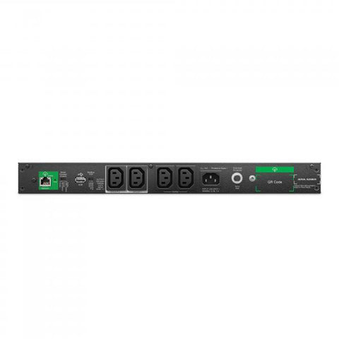 APC SMART-UPS C LI-ION 500VA SHORT DEPTH 230V SMARTCONNECT gruppo di continuit [UPS] A linea interattiva 0,5 kVA 400 W 4 presa[e] AC (S-UPS LINEIN 500VA L-ION RCK 1U 230V)