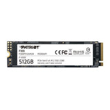 PATRIOT P300 SSD 512GB M.2 2280 NVMe PCI EXPRESS 3