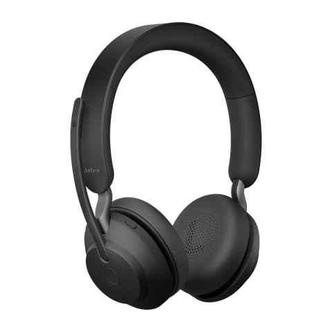 JABRA EVOLVE2 65 CUFFIE CON MICROOFONO BLUETOOTH UC CON BASE DI RICARICA NERO