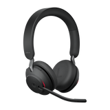 JABRA EVOLVE2 65 MS CUFFIE CON MICROFONO BLUETOOTH 5.0 RICEVITORE USB TIPO A E BASE DI RICARICA BLACK