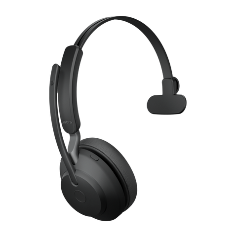 Jabra Evolve2 65, UC Mono Auricolare Wireless A Padiglione Ufficio USB tipo A Bluetooth Nero