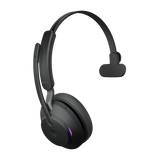 Jabra Evolve2 65, MS Mono Auricolare Wireless A Padiglione Ufficio USB tipo A Bluetooth Nero