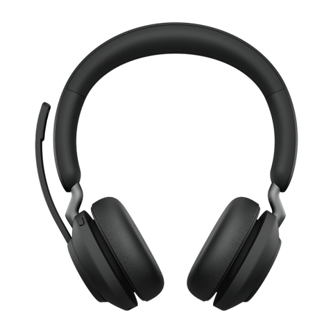 JABRA EVOLVE2 65 CUFFIE CON MICROFONO WIRELESS CON SUPPORTO DI RICARICA UC CON ADATTATORE BLUETOOTH USB-A NERO
