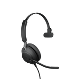 Jabra Evolve2 40, UC Mono Auricolare Cablato A Padiglione Ufficio USB tipo A Nero