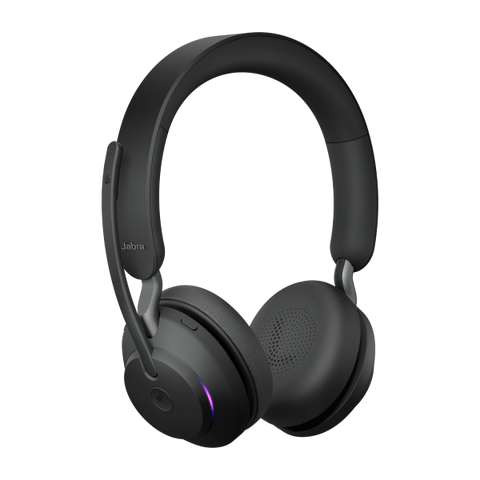 Jabra Evolve2 65, MS Stereo Auricolare Wireless A Padiglione Ufficio USB tipo-C Bluetooth Nero