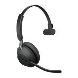 Jabra Evolve2 65, MS Mono Auricolare Wireless A Padiglione Ufficio USB tipo A Bluetooth Nero