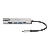 D-LINK DUB-M520 HUB USB-C 5-IN-1 CON HDMI/ETHERNET USCITE: HDMI x1, Ethernet x1, USB 3.0 x2, USB-C x1, HDMI FINO A 4K, PLUG AND PLAY