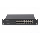 Digitus Switch Gigabit a 16 porte, 10 pollici, non gestito (16-PORT GIGABIT ETHERNET SWITCH - 10IN UNMANAGED)