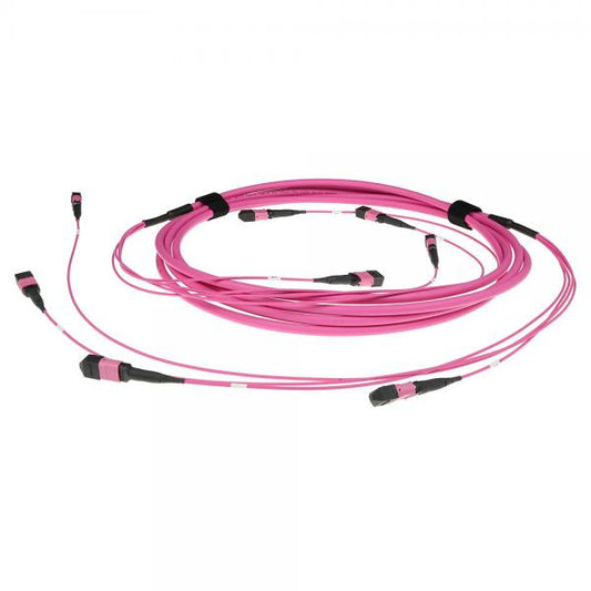 ACT DC5404 cavo a fibre ottiche 15 m MPO/MTP OM4 Viola