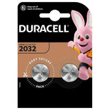 BATTERIE DURACELL BOTTONE 2032 BLISTER DA 2 PEZZI