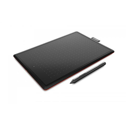 Wacom One tavoletta grafica Nero, Rosso 2540 lpi (linee per pollice) 216 x 135 mm USB
