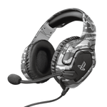 TRUST GXT 488 FORZE CUFFIE CON MICROFONO GAMING LICENZA PS4 JACK 3,5MM MIMETICO GRIGIO