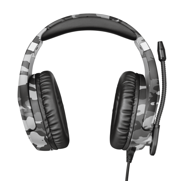 TRUST GXT 488 FORZE CUFFIE CON MICROFONO GAMING LICENZA PS4 JACK 3,5MM MIMETICO GRIGIO