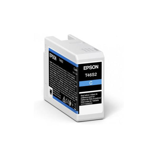 EPSON T46S2 ULTRACHROME PRO CIANO CARTUCCIA INCHIOSTRO 25 ML PER P706-SC-P700