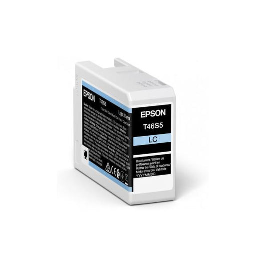 EPSON T46S5 ULTRACHROME PRO LIGHT CIANO CARTUCCIA INCHIOSTRO 25 ML PER P706-SC-P700
