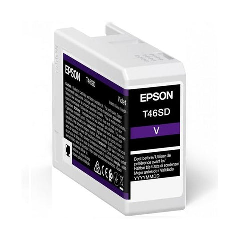 EPSON T46SD ULTRACHROME PRO NERO OPACO CARTUCCIA INCHIOSTRO 25 ML PER P706-SC-P700