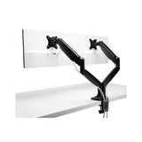 Kensington Braccio per monitor doppio ad altezza regolabile one-touch SmartFit (Kensington SmartFit One-Touch Height Adjustable Dual Monitor Arm - Black. Supplied by Hypertec [1Year warranty])