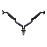 Kensington Braccio per monitor doppio ad altezza regolabile one-touch SmartFit (Kensington SmartFit One-Touch Height Adjustable Dual Monitor Arm - Black. Supplied by Hypertec [1Year warranty])